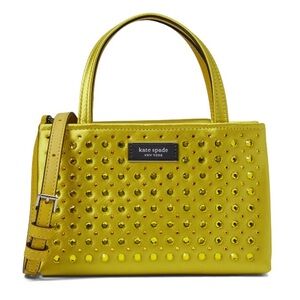 NWT Kate Spade New York Sam Icon Crystal Embellished Fabric Mini Tote